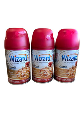 Fresh Apple Pie Automatic Air Freshner Spray Refill Glade Airwick Wizard X 3
